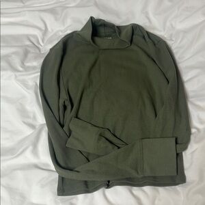 American Eagle Outfitters Sage Ribbed Top